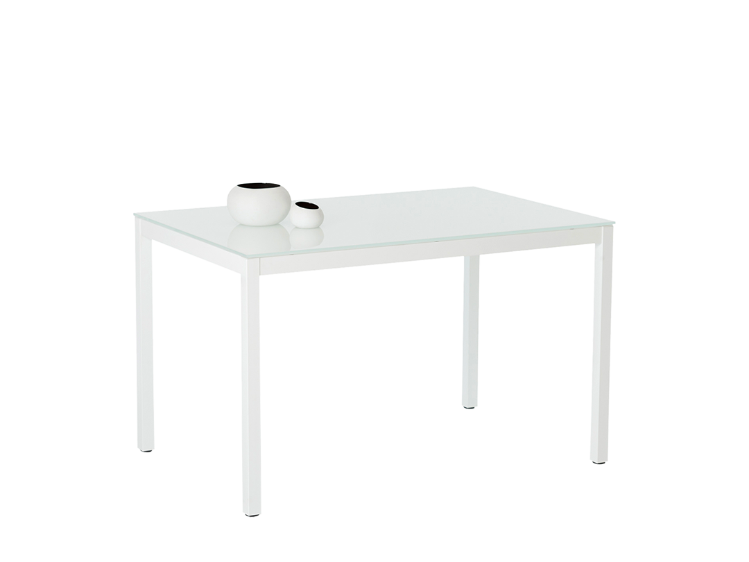 Diesis Fixed table with lacquered Metal frame