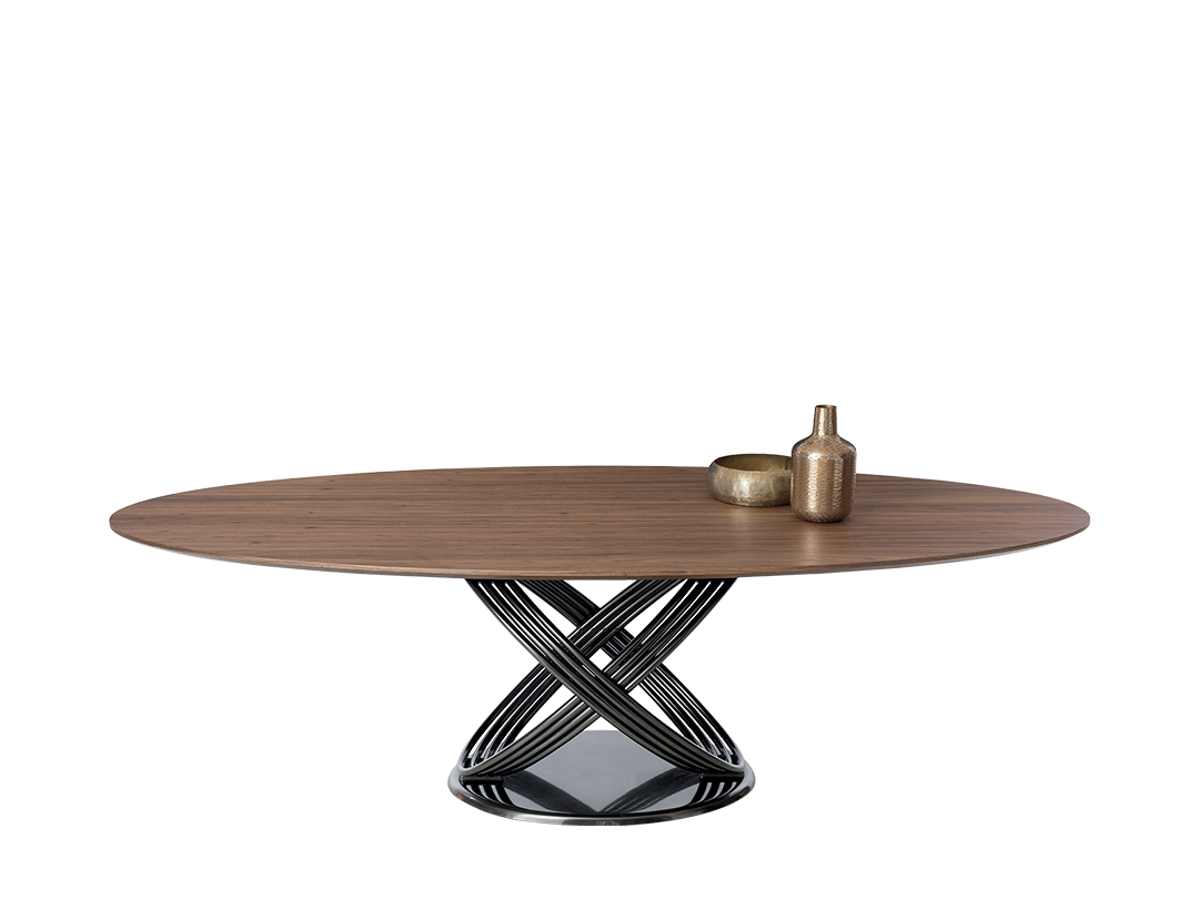 Fusion Table fix with lacquered Metal rings