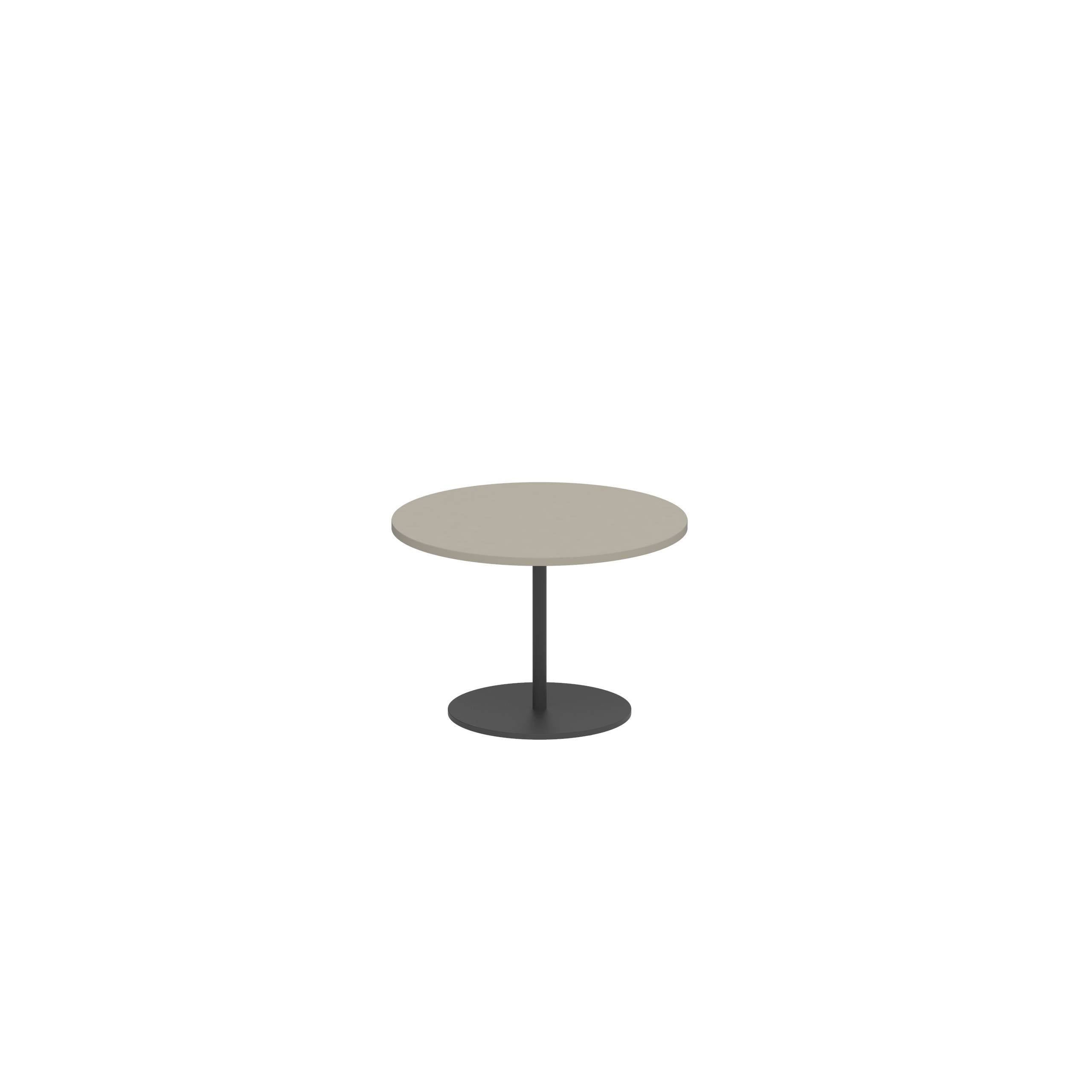 Butler Side Table Ø40cm H28cm Anthracite Ceramic Pearl Grey