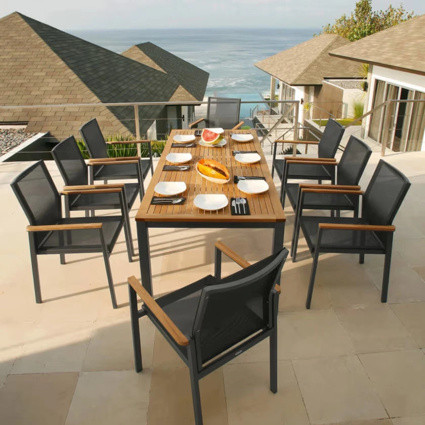 Barlow Tyrie Aura Narrow Dining Narrow Table 200 Rectangular