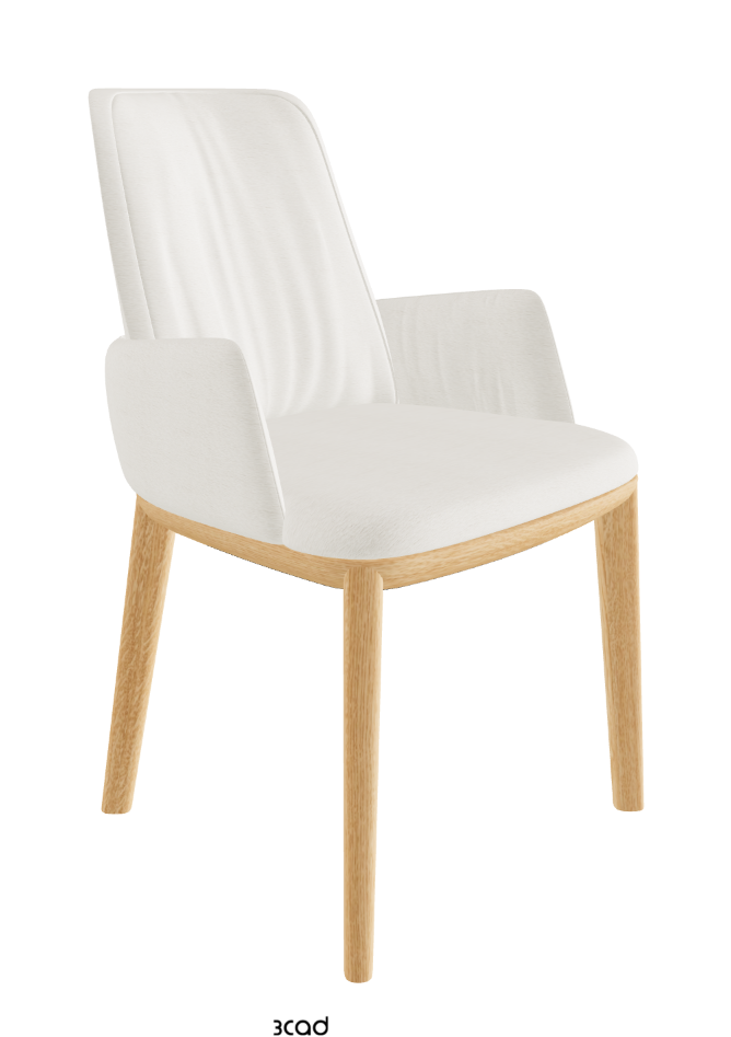 Belinda Dining Armchair_Natural Ashwood_Fabric_B240