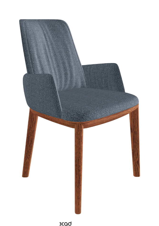 Belinda Dining Armchair_Canaletto Walnut Stained Ashwood_Fabric_B245