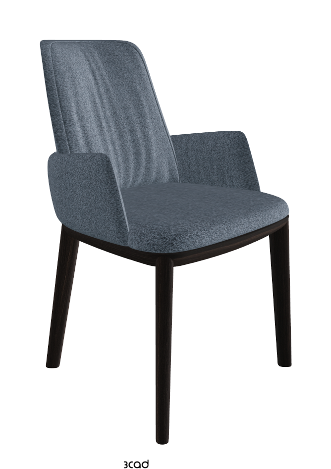 Belinda Dining Armchair_Burned Oak Stained Ashwood_Fabric_B245