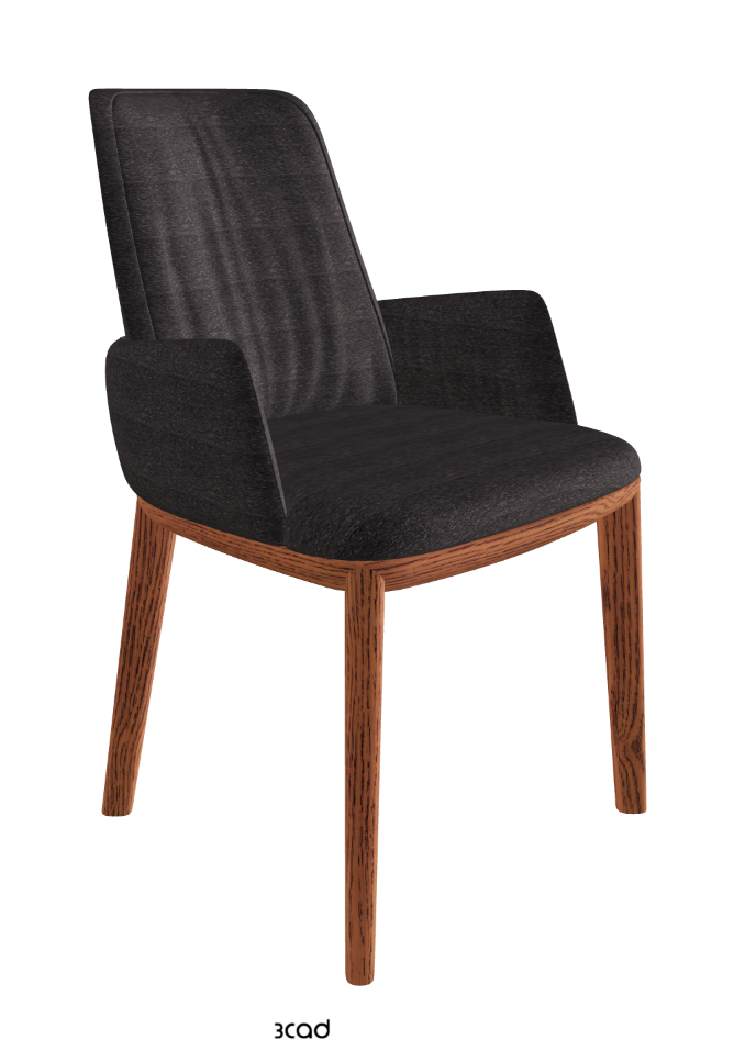 Belinda Dining Armchair_Canaletto Walnut Stained Ashwood_Fabric_B246