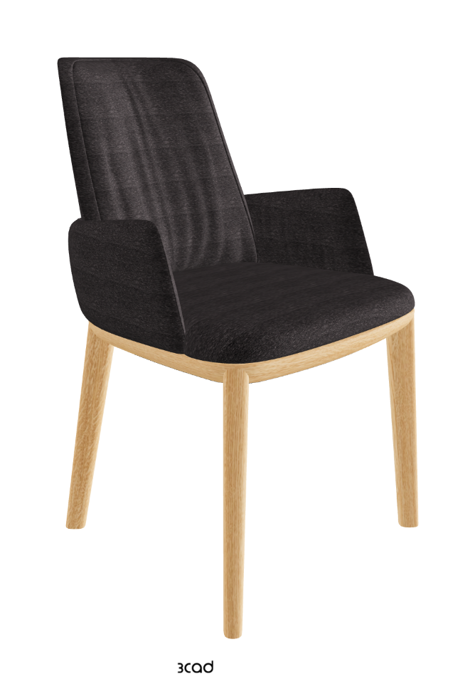 Belinda Dining Armchair_Natural Ashwood_Fabric_B246