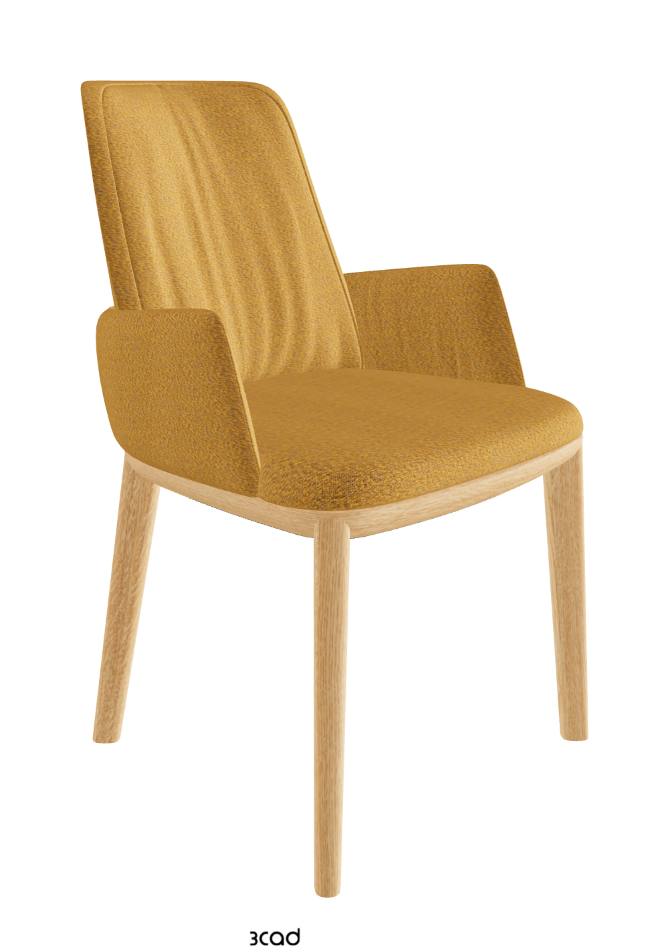 Belinda Dining Armchair_Natural Ashwood_Fabric_B247