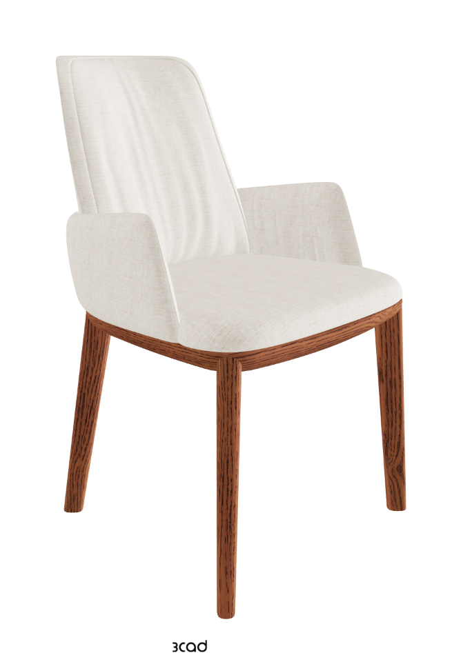 Belinda Dining Armchair_Canaletto Walnut Stained Ashwood_Fabric_B610