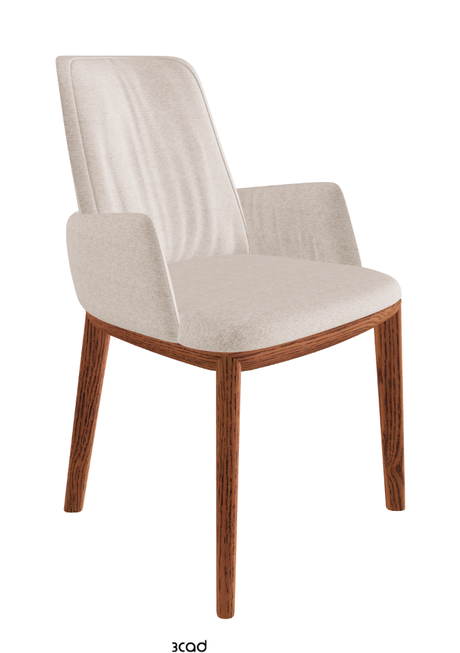Belinda Dining Armchair_Canaletto Walnut Stained Ashwood_Fabric_B732