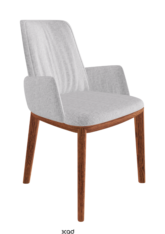 Belinda Dining Armchair_Canaletto Walnut Stained Ashwood_Fabric_B811