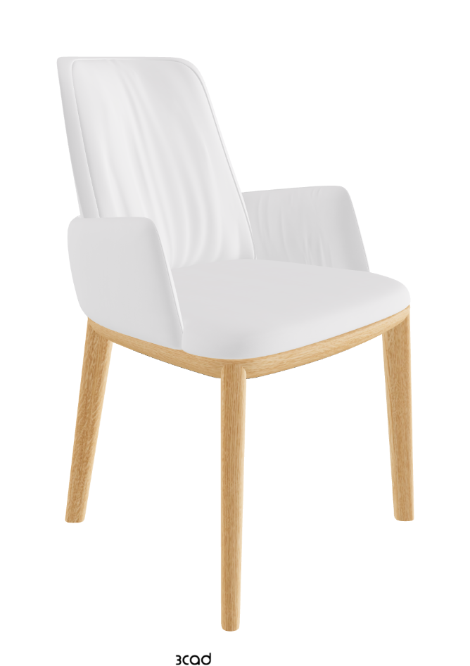 Belinda Dining Armchair_Natural Ashwood_Fabric_B920