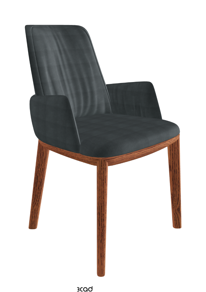 Belinda Dining Armchair_Canaletto Walnut Stained Ashwood_Fabric_B927