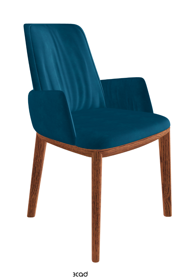 Belinda Dining Armchair_Canaletto Walnut Stained Ashwood_Fabric_B928