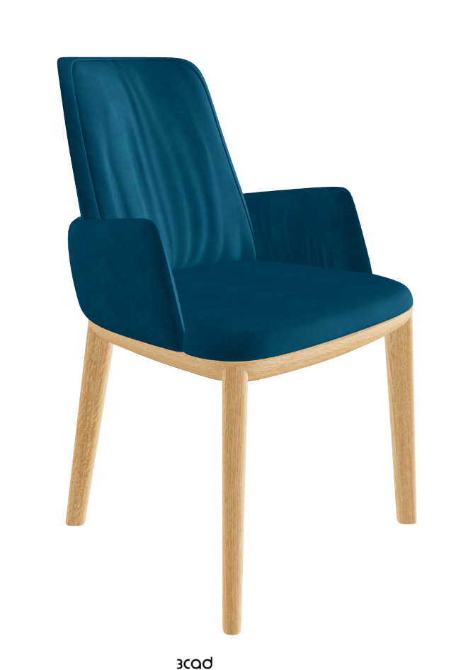 Belinda Dining Armchair_Natural Ashwood_Fabric_B928