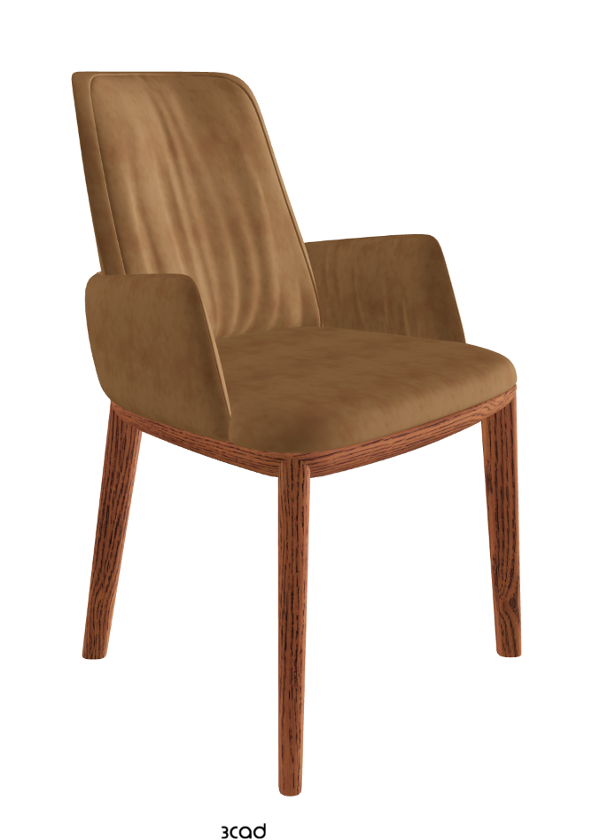 Belinda Dining Armchair_Canaletto Walnut Stained Ashwood_Micro Nubuk_Almond