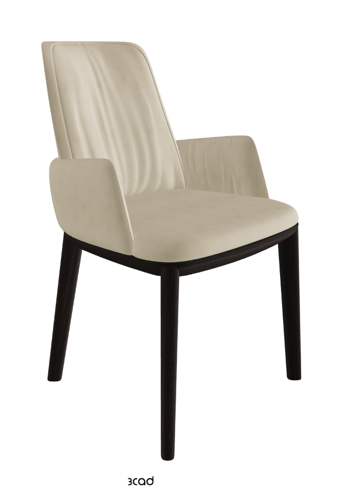 Belinda Dining Armchair_Burned Oak Stained Ashwood_Micro Nubuk_Sand