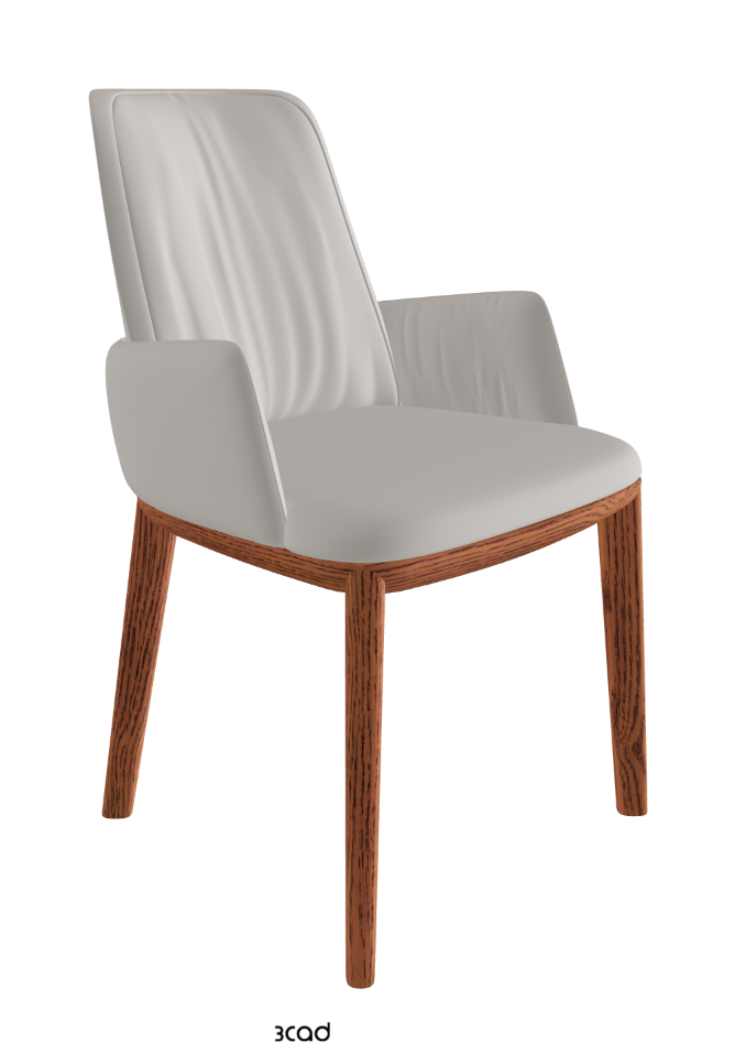 Belinda Dining Armchair_Canaletto Walnut Stained Ashwood_Soft Leather_Dakota