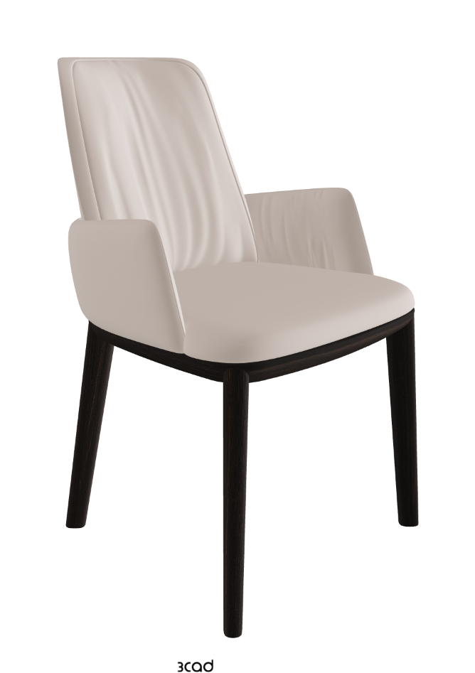 Belinda Dining Armchair_Burned Oak Stained Ashwood_Soft Leather_Nymph