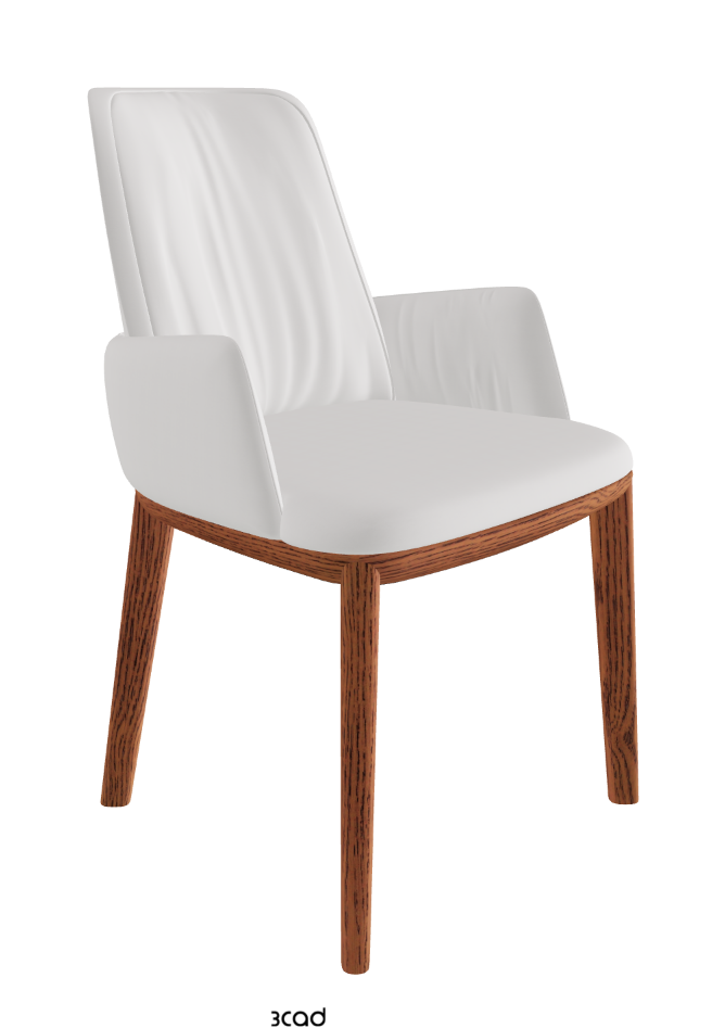 Belinda Dining Armchair_Canaletto Walnut Stained Ashwood_Soft Leather_Canova