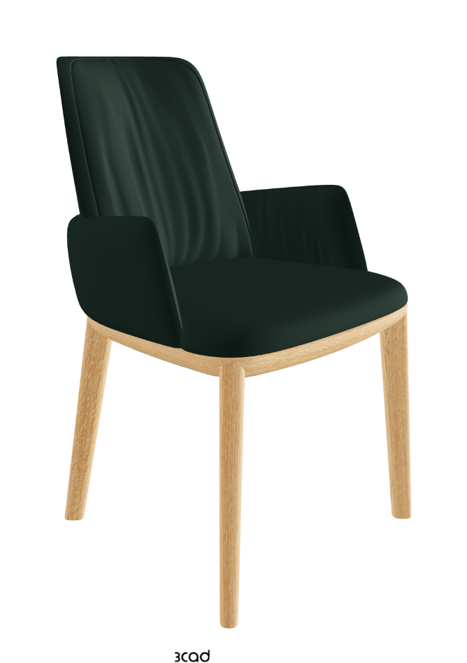 Belinda Dining Armchair_Natural Ashwood_Soft Leather_Sherwood