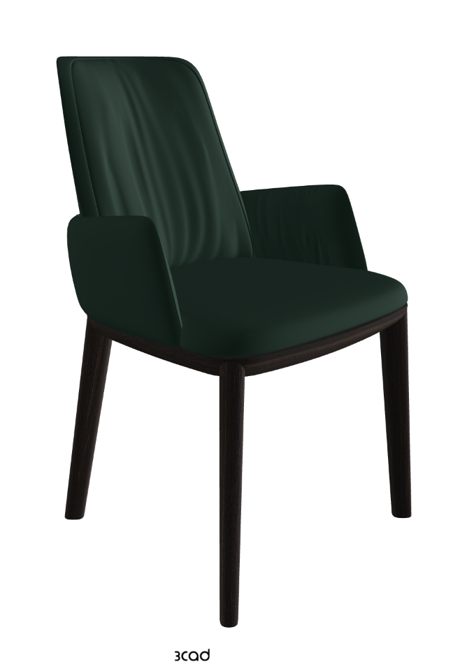 Belinda Dining Armchair_Burned Oak Stained Ashwood_Soft Leather_Sherwood