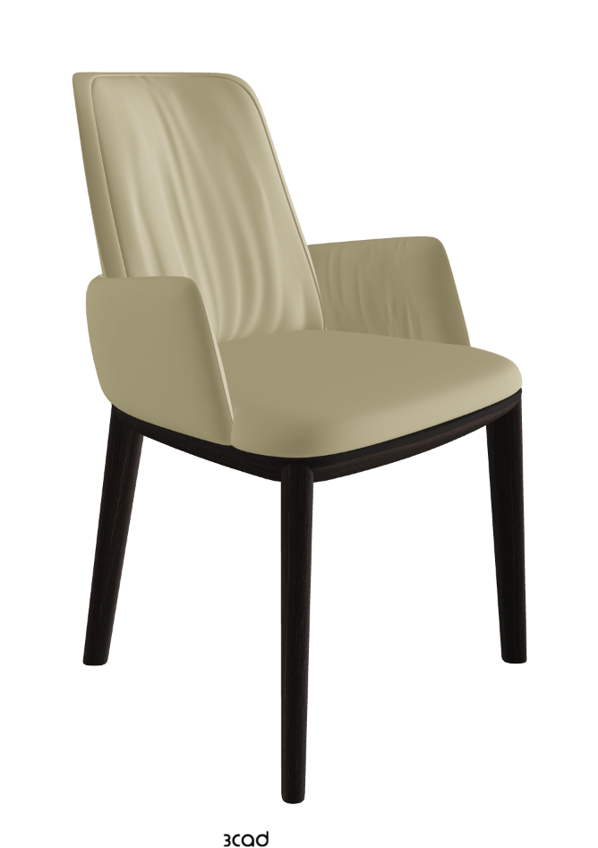 Belinda Dining Armchair_Burned Oak Stained Ashwood_Synthetic Leather_Canapa