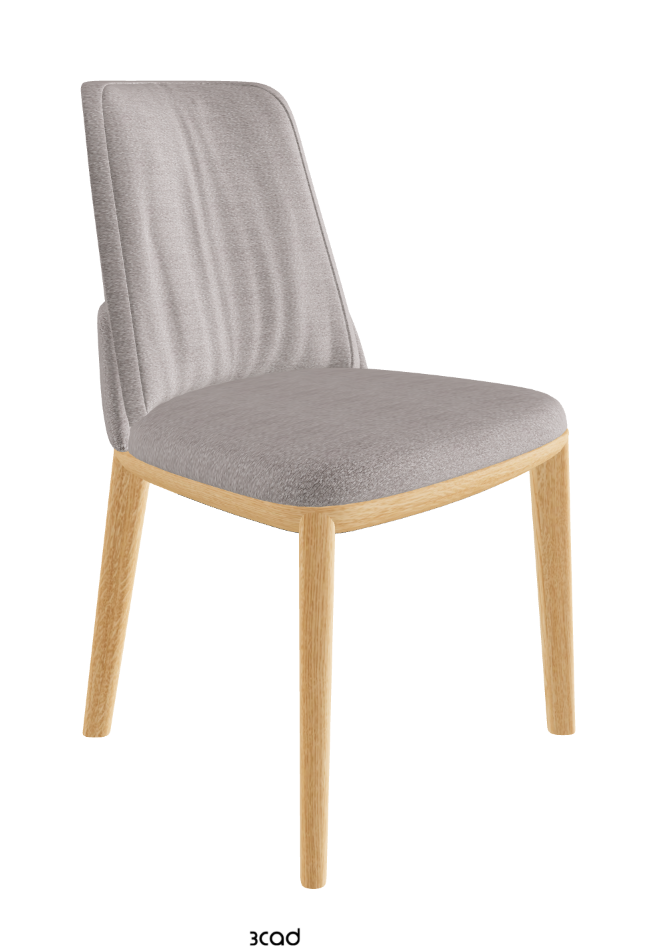 Belinda Dining Chair_Natural Ashwood_Fabric_B243