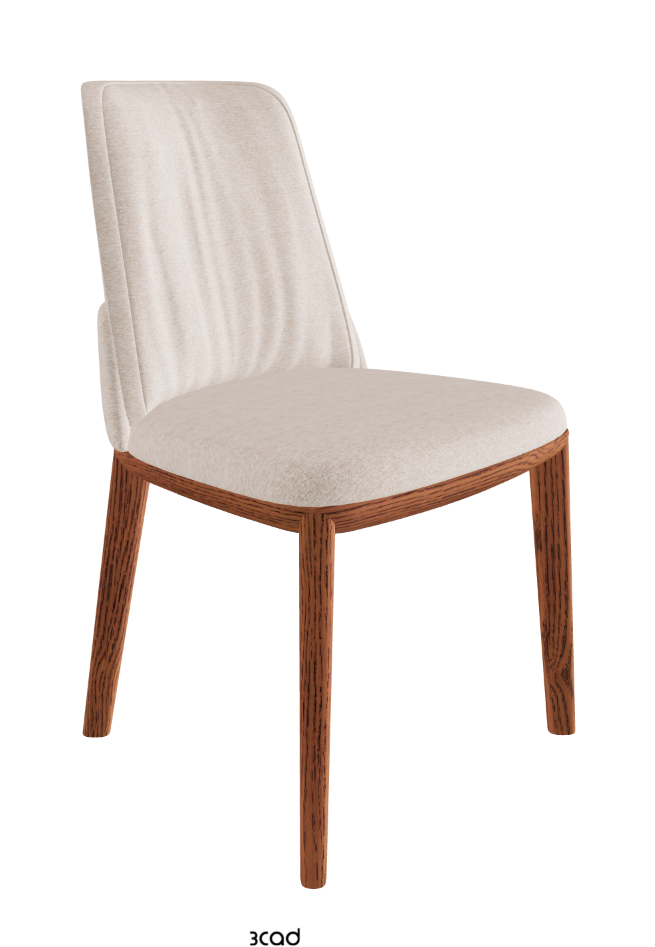 Belinda Dining Chair_Canaletto Walnut Stained Ashwood_Fabric_B732