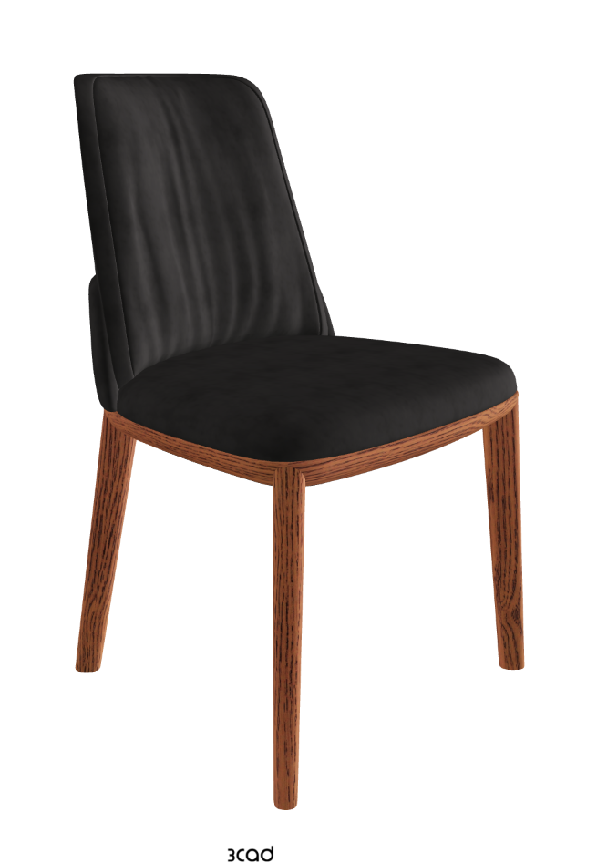 Belinda Dining Chair_Canaletto Walnut Stained Ashwood_Micro Nubuk_Charcoal