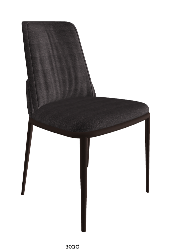 Belinda ML Dining Chair_Bronze Embossed_Fabric_B246
