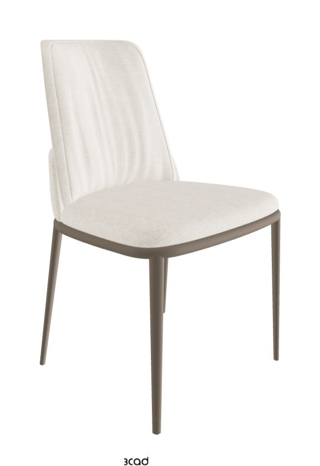 Belinda ML Dining Chair_Titanium Embossed_Fabric_B610