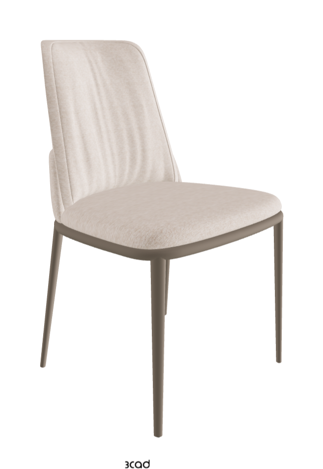 Belinda ML Dining Chair_Titanium Embossed_Fabric_B732