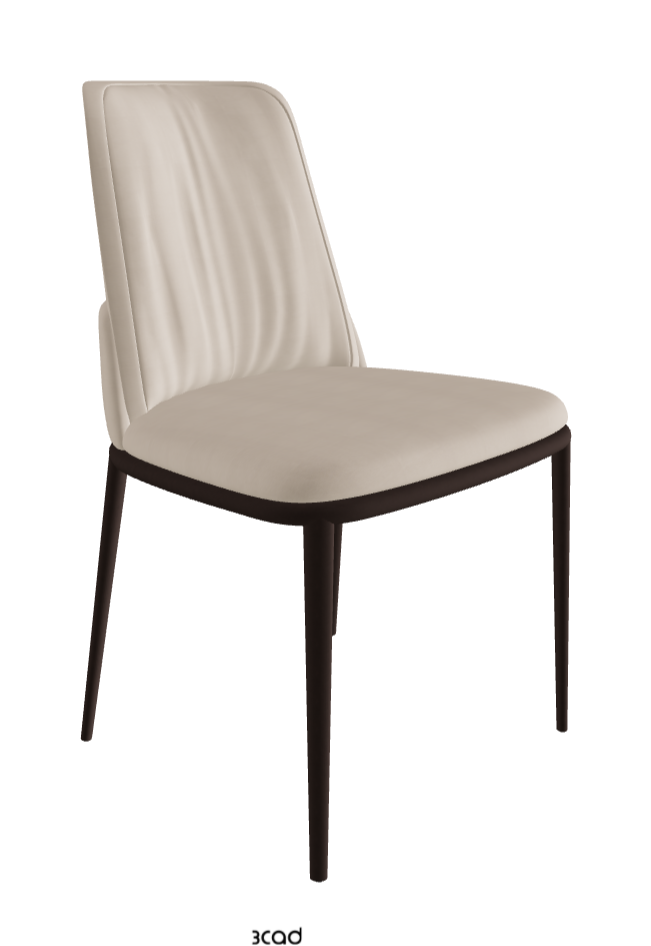 Belinda ML Dining Chair_Bronze Embossed_Fabric_B926