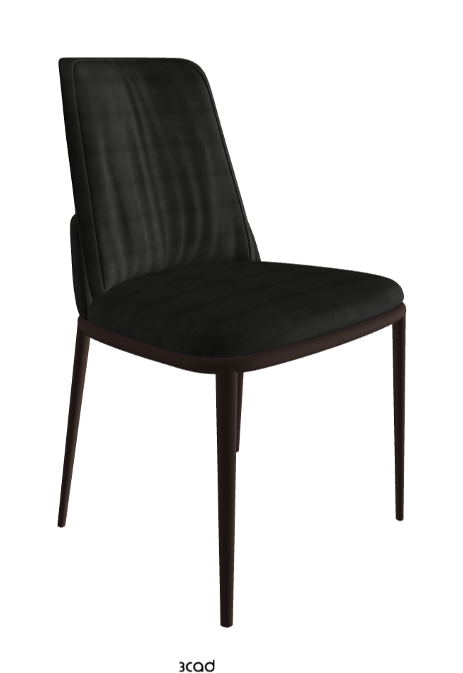 Belinda ML Dining Chair_Bronze Embossed_Fabric_B932