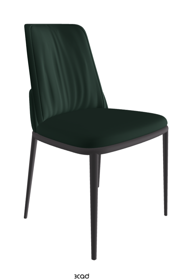 Belinda ML Dining Chair_Graphite Embossed_Soft Leather_Sherwood