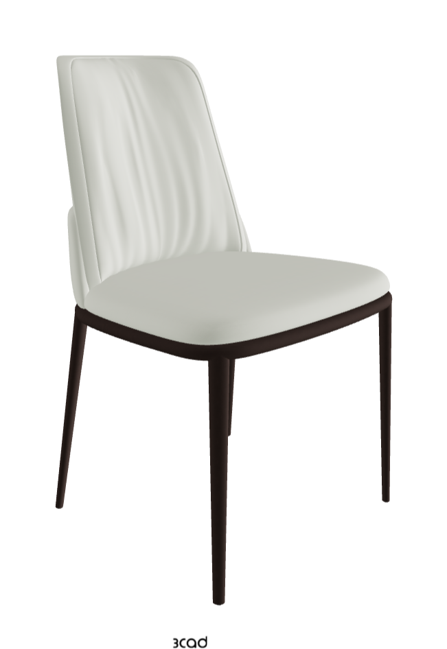 Belinda ML Dining Chair_Bronze Embossed_Soft Leather_Artico