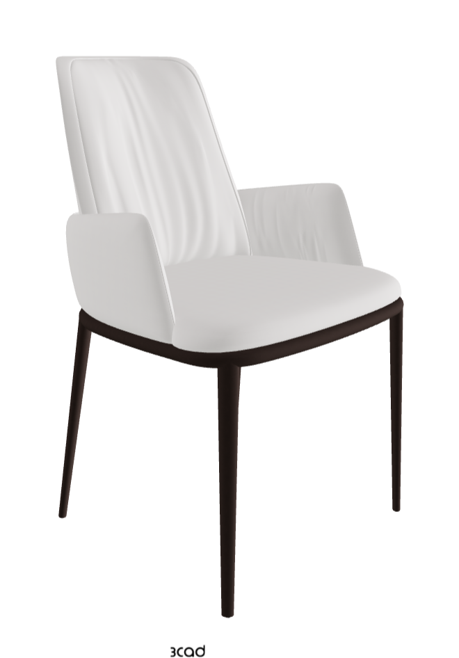 Belinda ML Dining Armchair_Bronze Embossed_Soft Leather_Canova