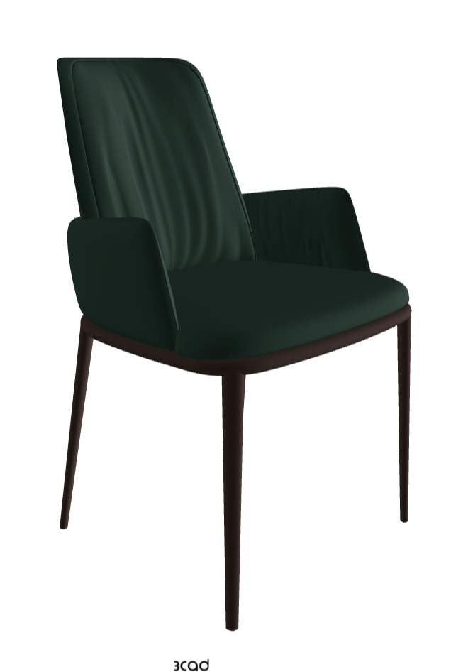 Belinda ML Dining Armchair_Bronze Embossed_Soft Leather_Sherwood