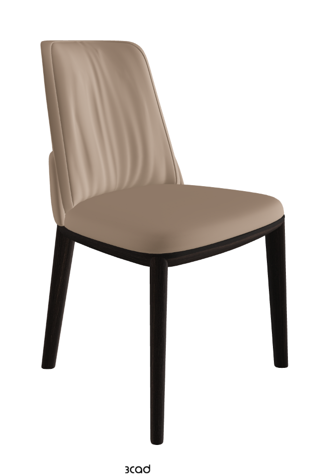 Belinda Dining Chair_Burned Oak Stained Ashwood_Glove Soft Leather_Taupe
