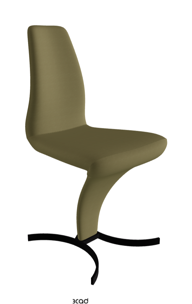 Betty Dining Chair_Matt Black_Glove Soft Leather:_Oliva