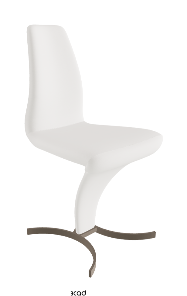 Betty Dining Chair_Titanium Embossed_Soft Leather:_Palladio