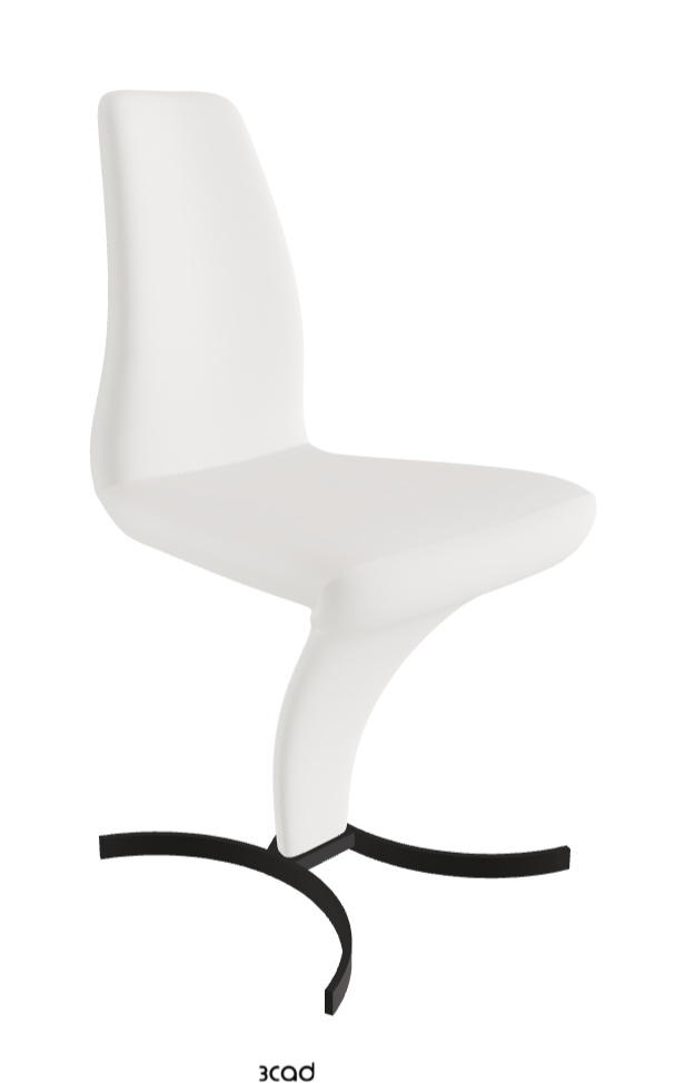 Betty Dining Chair_Matt Graphite_Soft Leather:_Palladio