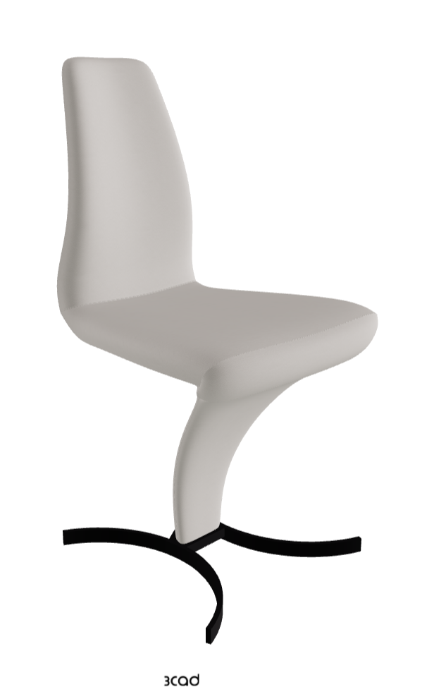 Betty Dining Chair_Matt Black_Soft Leather:_Dakota