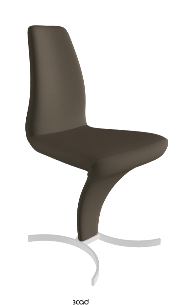 Betty Dining Chair_Chrome_Soft Leather_Fango
