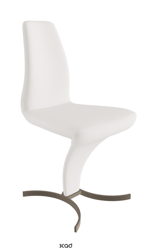 Betty Dining Chair_Titanium Embossed_Soft Leather:_Oyster