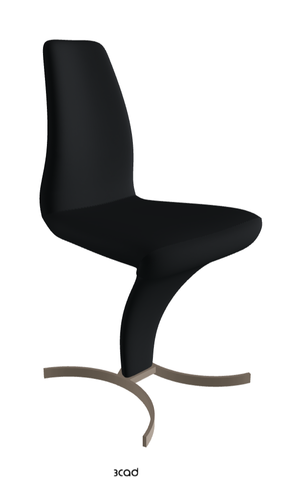 Betty Dining Chair_Titanium Embossed_Soft Leather:_Atlantico