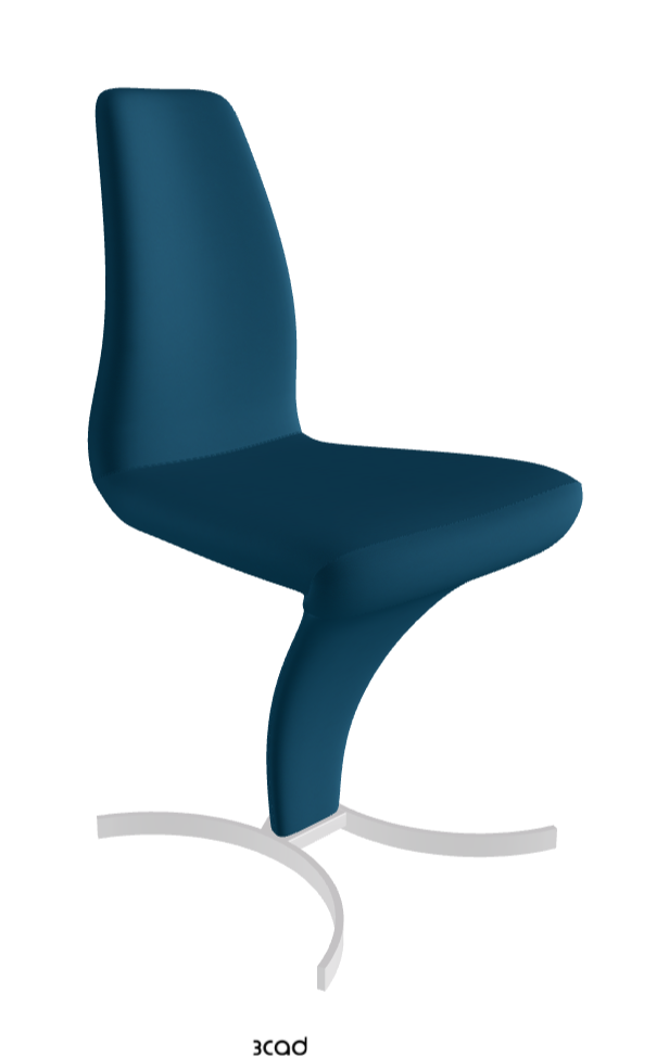 Betty Dining Chair_Chrome_Soft Leather_Capri