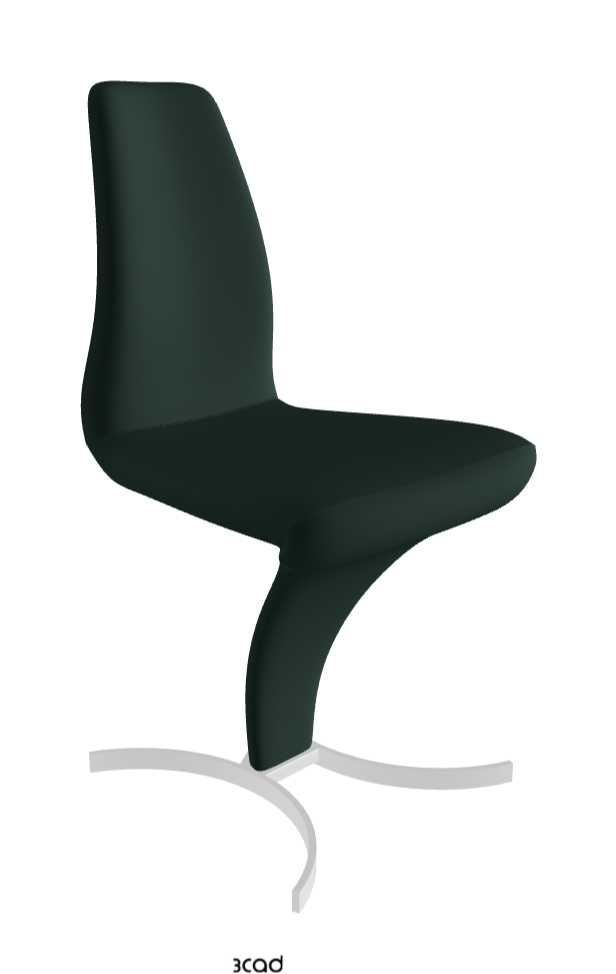 Betty Dining Chair_Chrome_Soft Leather_Sherwood
