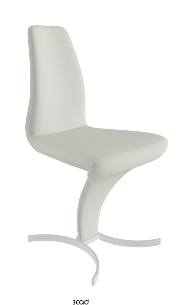 Betty Dining Chair_Chrome_Soft Leather_Artico