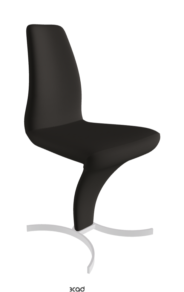 Betty Dining Chair_Chrome_Synthetic Leather_Ardesia