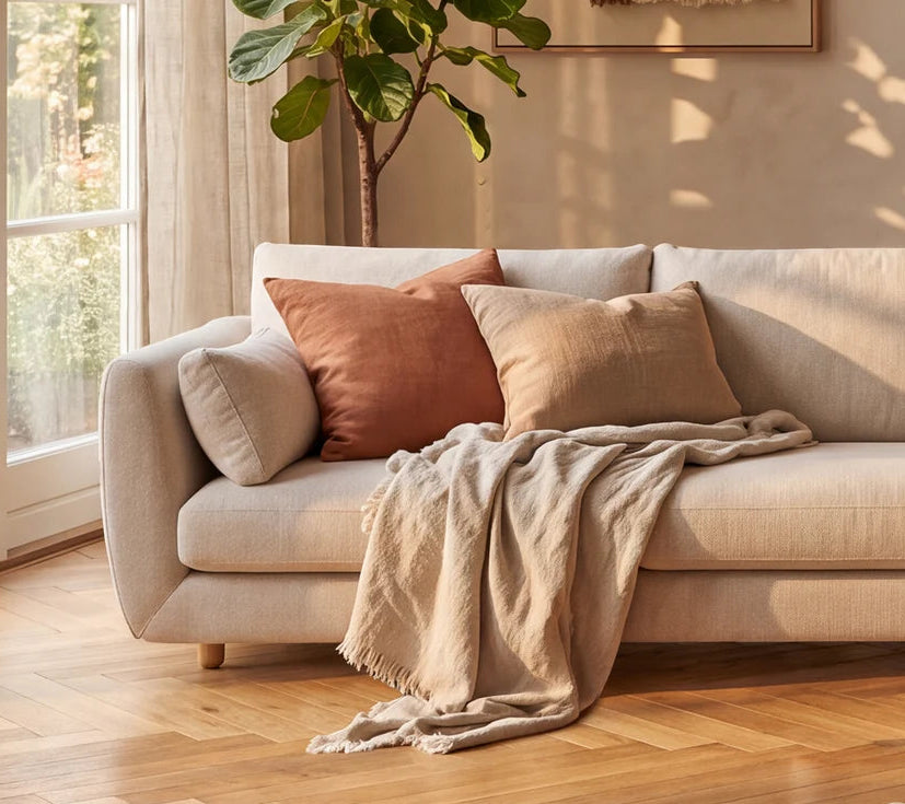Cane-line Bloom 2-Seater Sofa Right Module with Teak Legs
